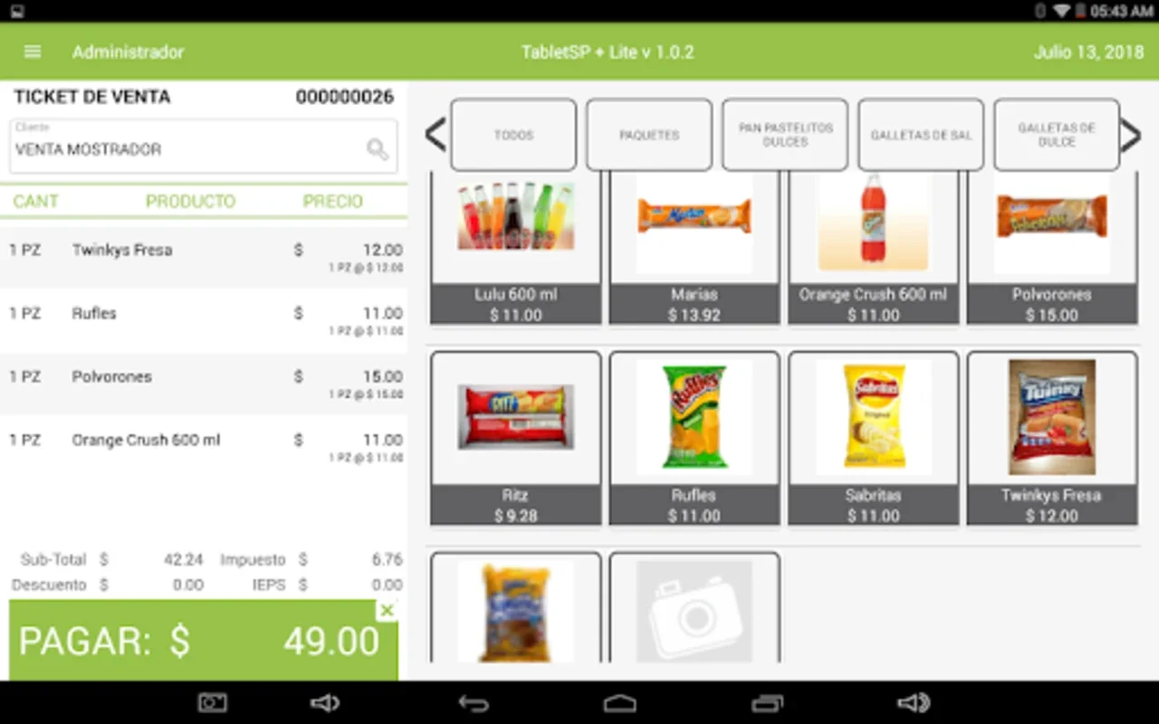 TabletSP + for Android: Optimize Retail Sales with Tablet - Friendly POS