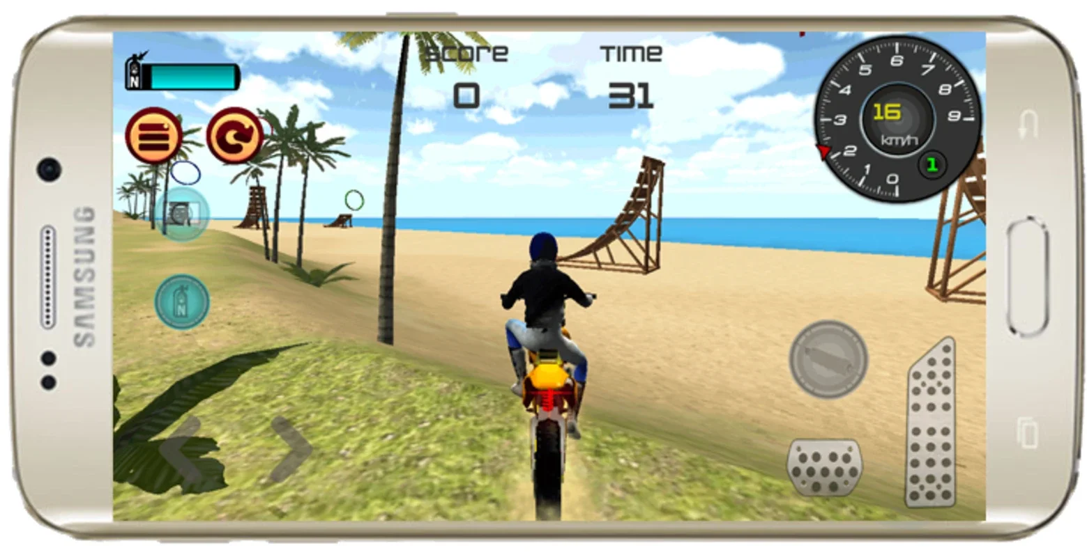 Motorcross Beach Stunts 3D for Android: Thrilling Stunt Game