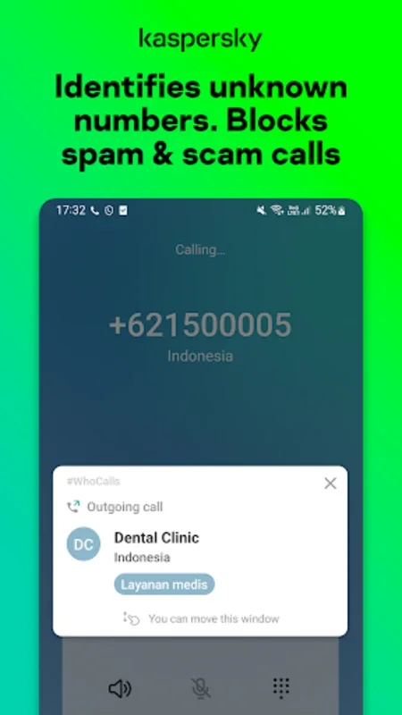 Anti-spam: Kaspersky Who Calls for Android - Block Spam Calls