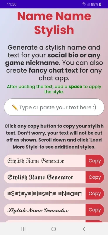 Name Name Stylish - Stylish Name Generator for Android - Download the APK from AppHuts