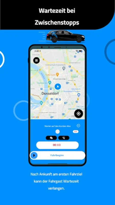 3NOW Driver for Android - Premium Transport in Düsseldorf