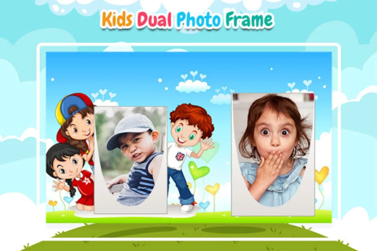 Kids Dual Photo Frames for Android - Enhance Photos Creatively