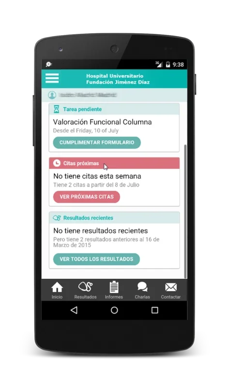 H.U. Fundación Jiménez Díaz for Android: Valuable Health Services