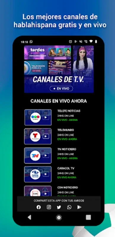 Futbol Campeon for Android - Exciting Football App