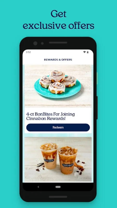 Cinnabon for Android - Order and Earn Rewards