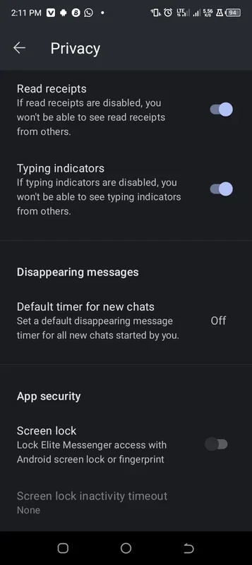 Elite Messenger for Android: Secure Communication