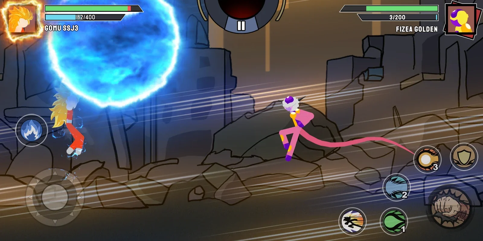 Stickman Warriors - Super Dragon Shadow Fight for Android: Relive Anime Battles