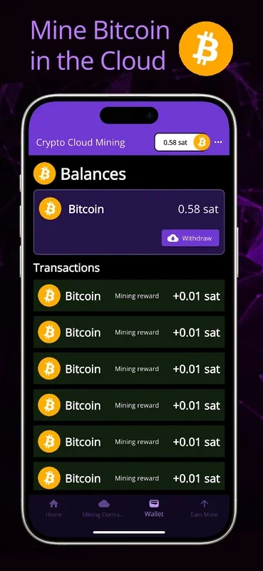 Bitcoin Mining (Cloud Mining Crypto) for Android - No Downloading Needed