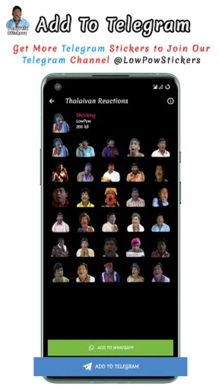 VadiStick - Vadivelu Stickers for Android: Enhance Chats