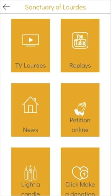 Sanctuary N-D of Lourdes for Android - Spiritual Content at Your Fingertips