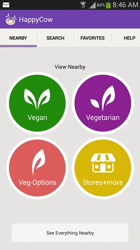 HappyCow Free for Android: Find Vegan & Veggie Options