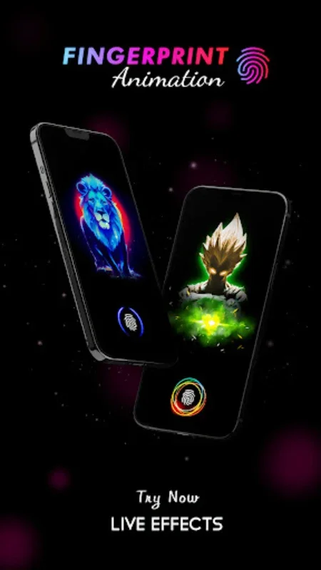 Fingerprint Live Animation App for Android - Customize Your Lock Screen