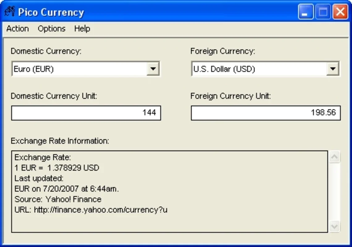 PicoCurrency for Windows - Simplify Currency Conversions