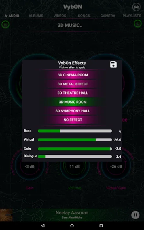 VybOn: 3D Audio Bass Dialog EQ for Android - Immersive 3D Audio
