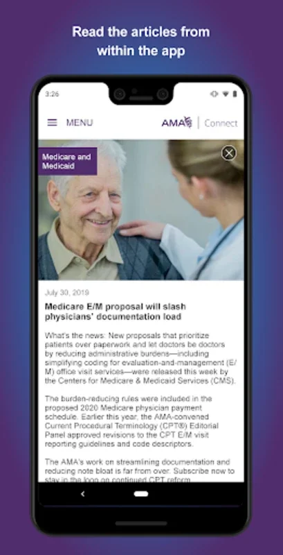 AMA Connect for Android: Empowering Medical Pros