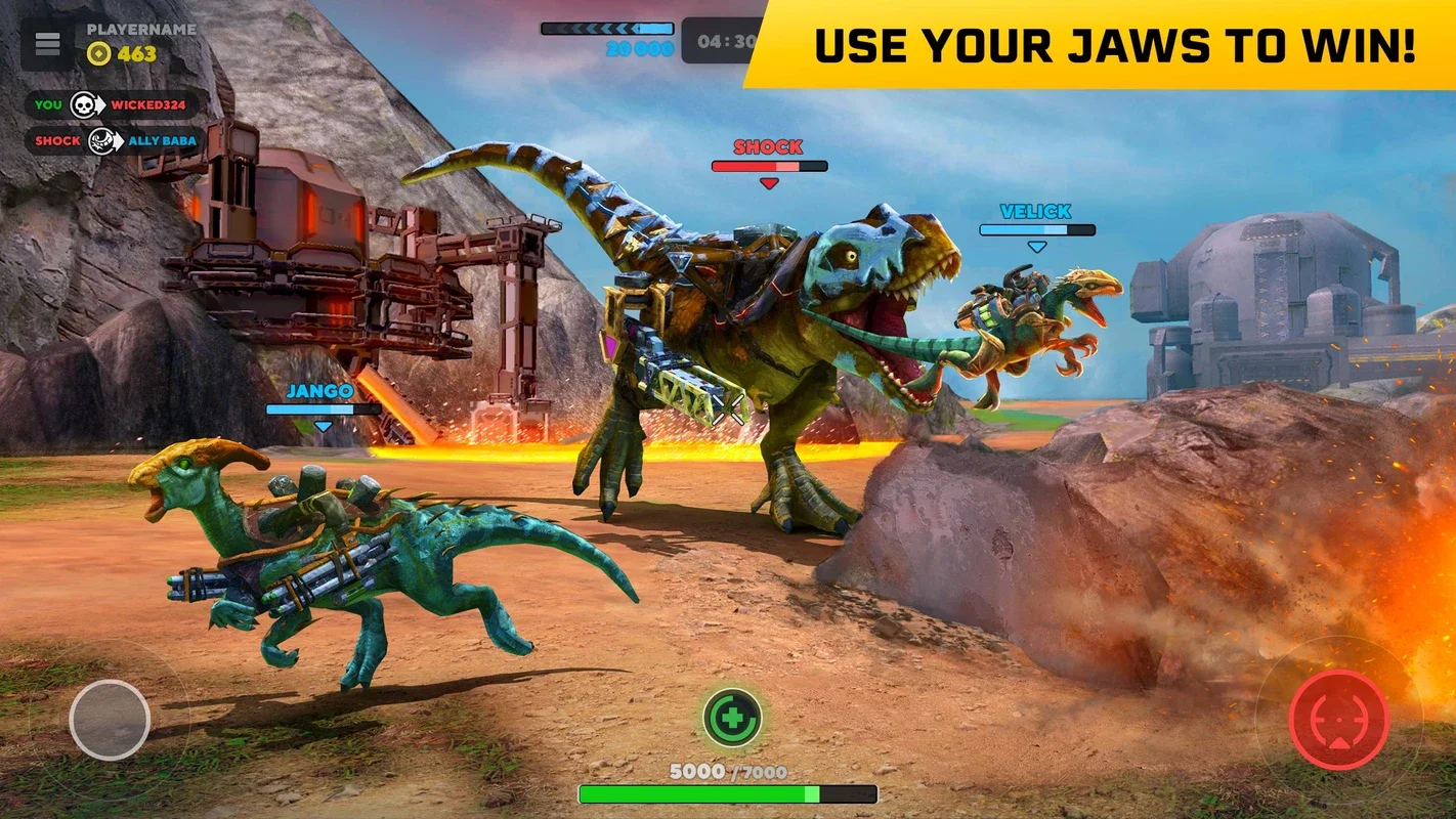 Dino Squad for Android - An Action-Packed Game with Intense Dinosaur Battles