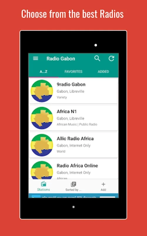 Gabon Radio Live for Android - Stream Gabonese Radio