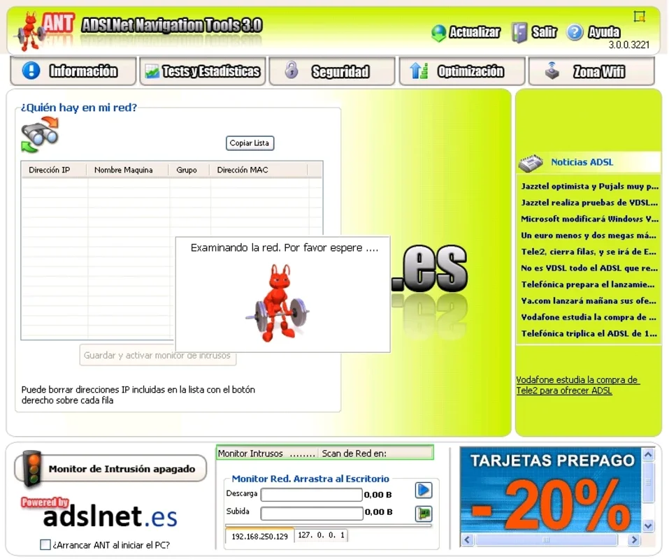 ADSLNet Navigation Tools for Windows - Essential Tools for ADSL Connection