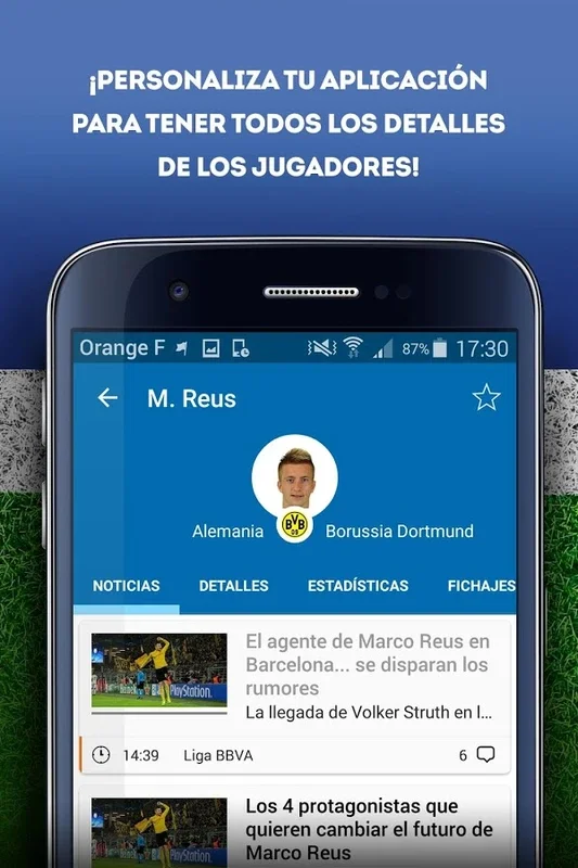 Fichajes for Android - Stay Updated with Football News