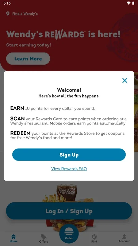 Wendy’s for Android - Enjoy Convenient Food Ordering