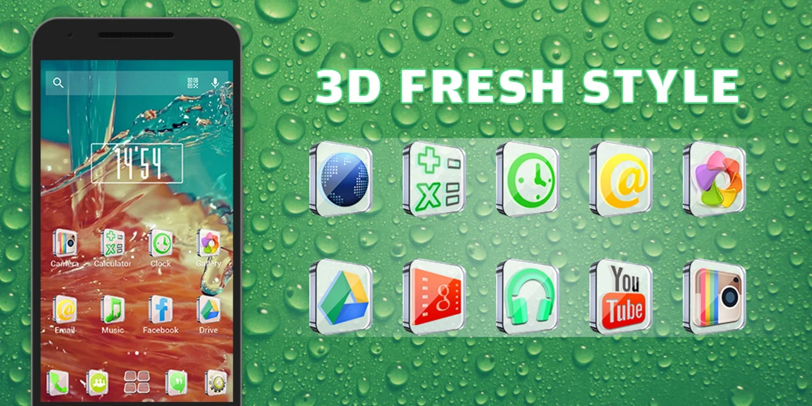 3D Fresh Style for Android - Transform Your Device