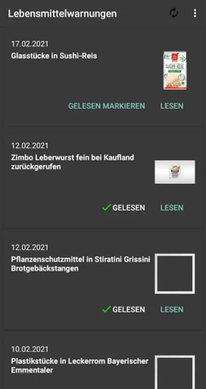 Lebensmittelwarnung for Android - Download the APK from AppHuts