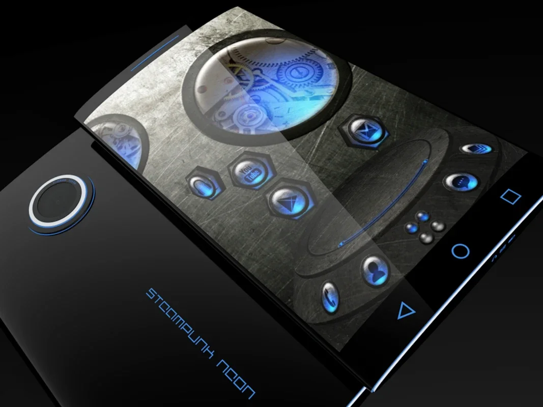 Steampunk neon free for Android - Transform Your Interface