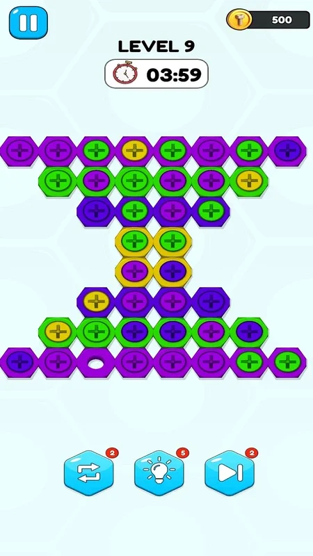 Nut Bolt Color Puzzle for Android - Solve Color Puzzles and Become a Master