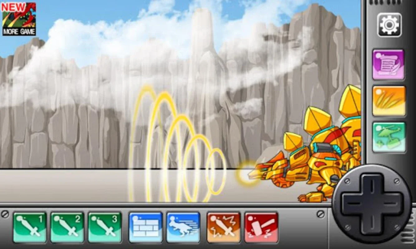 Stegosaurus Gold - Dino Robot for Android: Assemble a Dinosaur