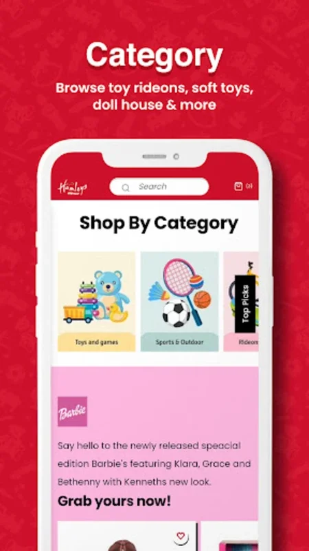 Hamleys® Toys & Gifts for Kids for Android: Free Delivery and Great Selection