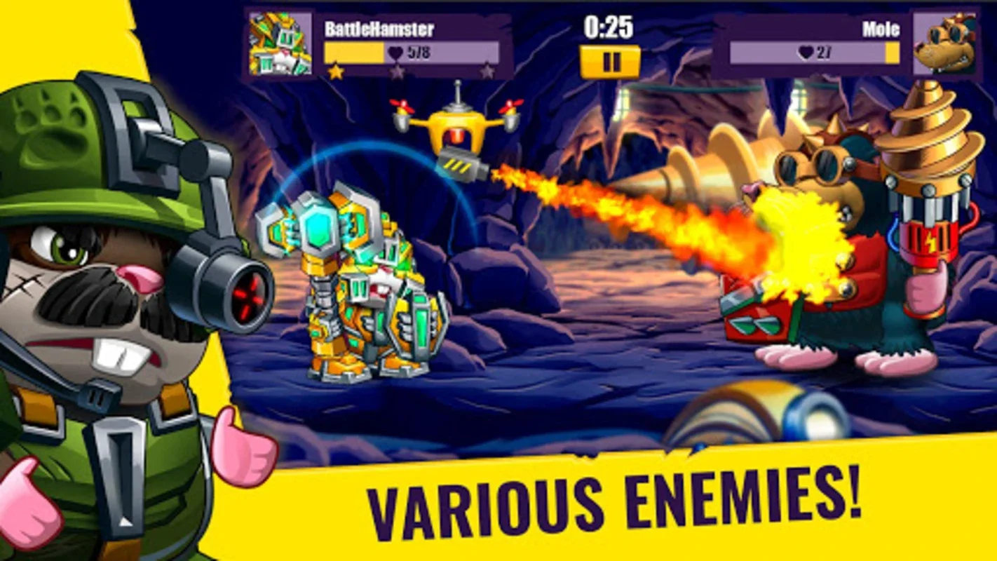 Hamsters PVP Fight for Freedom for Android: Engaging RPG