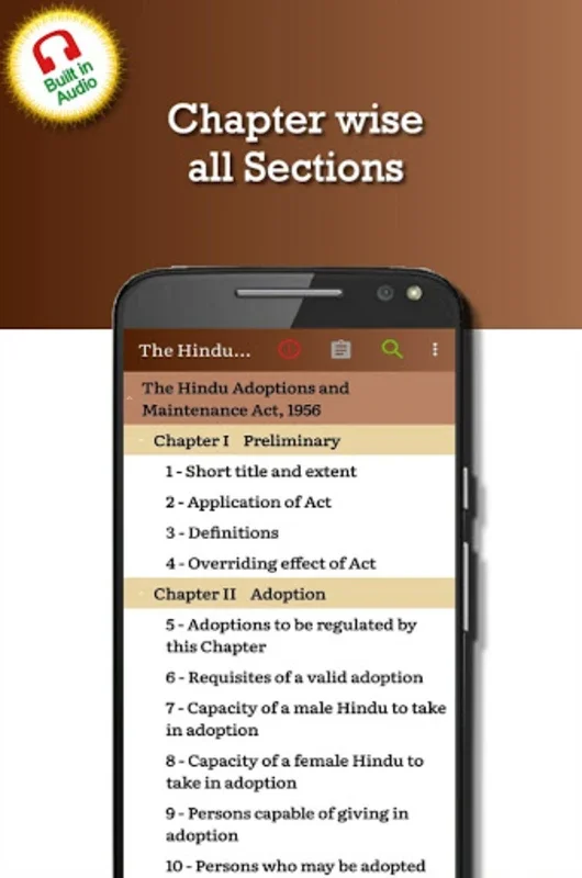 The Hindu Adoptions and Maintenance Act 1956 for Android - No Download Required