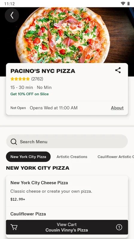 Slice: Order delicious pizza from local pizzerias! for Android