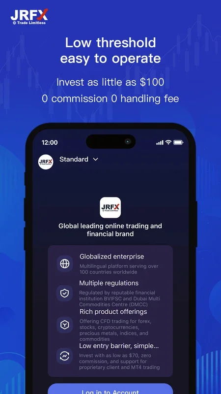 JRFX-CFD & Forex Trading for Android - No Downloading Required