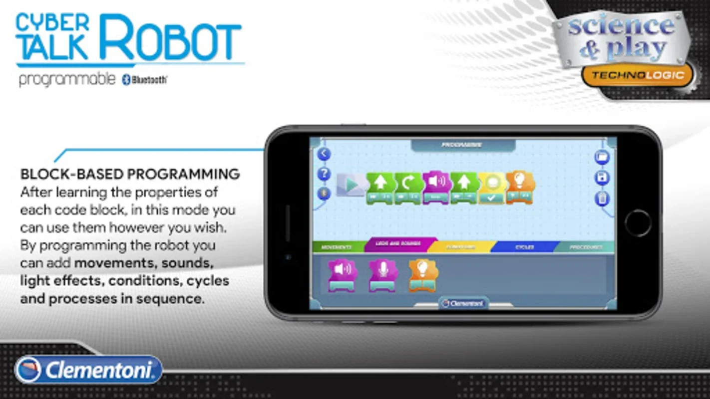 Cyber Talk for Android: Engaging Robot Coding Fun