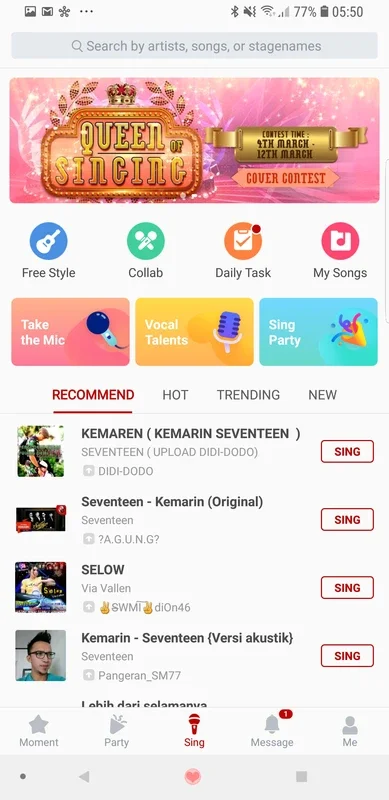 Suaraku Nyanyikan Berbagai Lagu for Android - Showcase Your Talent