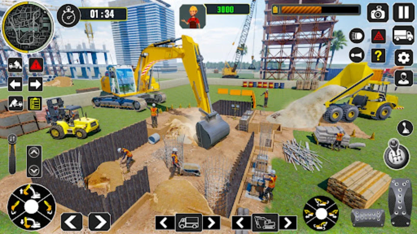 Excavator Construction Game for Android - Realistic Simulator