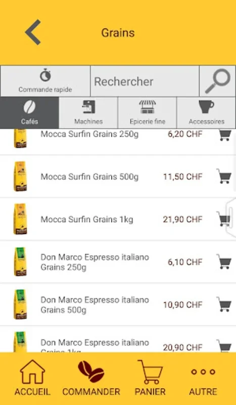 La Semeuse for Android - Coffee Shopping Anytime, Anywhere