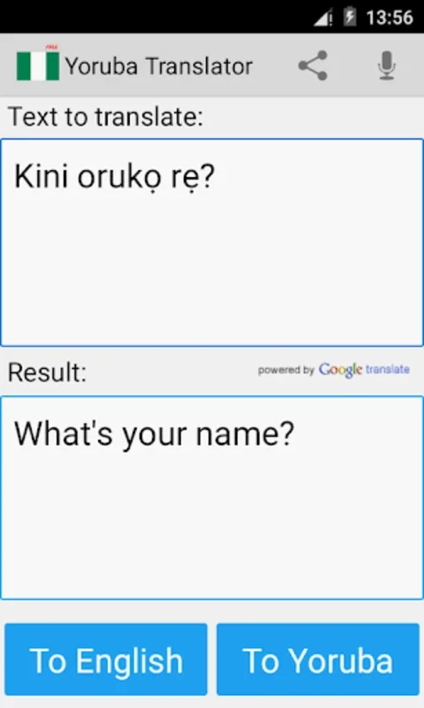 Yoruba Translator for Android - Translate with Ease