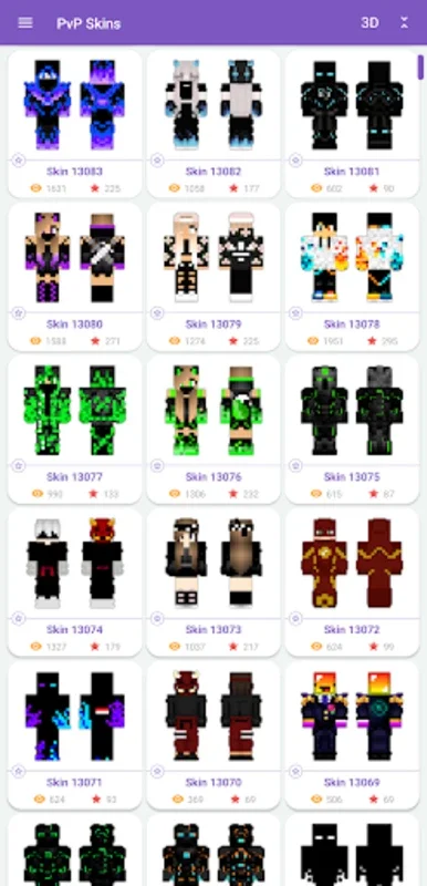 PvP Skins for Minecraft PE for Android: Endless Customization Options