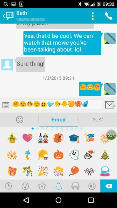 Handcent Emoji(Android): Enrich Your Messaging