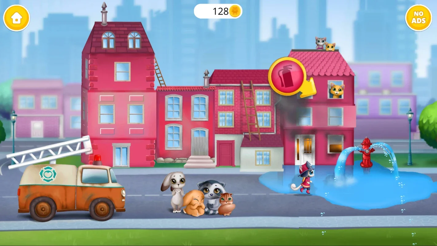 Kitty Meow Meow City Heroes for Android - Fun Adventures Await