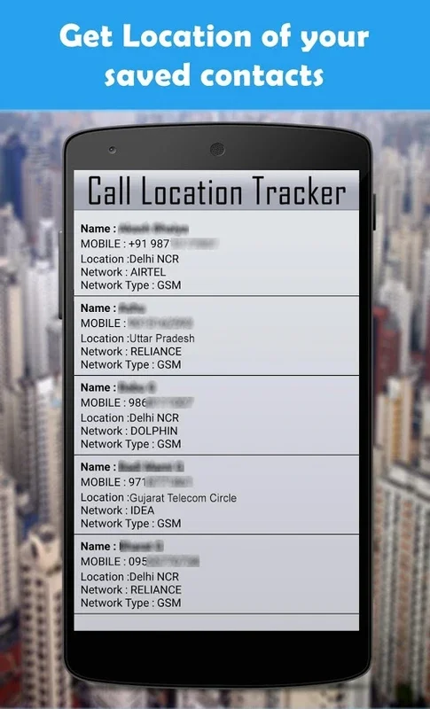 Mobile Number Call Tracker for Android - No Downloading Required