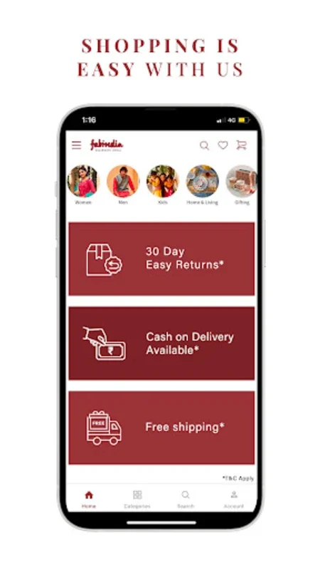 Fabindia for Android - Shop Handcrafted Fashion Online