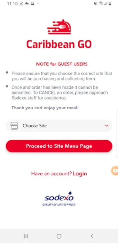 Caribbean GO for Android: Streamlined Food Ordering