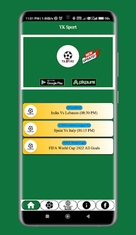 YK Sport for Android - Comprehensive Sports Tracking