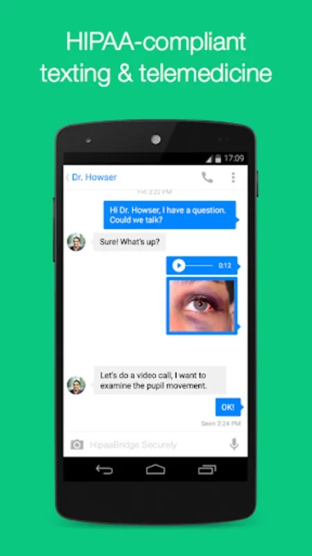 HipaaChat for Android - Secure Messaging for Healthcare