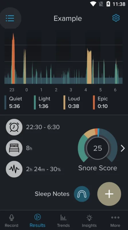 SnoreLab : Record Your Snoring for Android - Analyze Sleep Quality