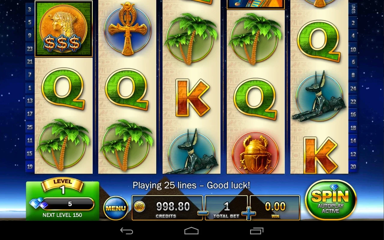 Slots - Pharaoh's Way for Android - Endless Slot Fun