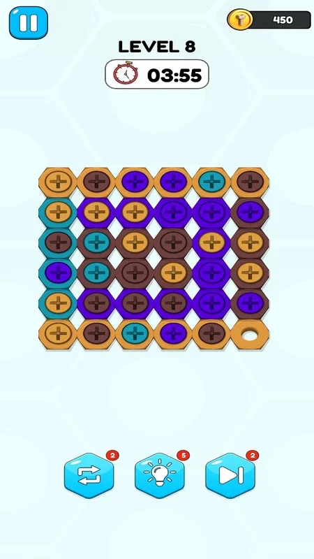 Nut Bolt Color Puzzle for Android - Solve Color Puzzles and Become a Master